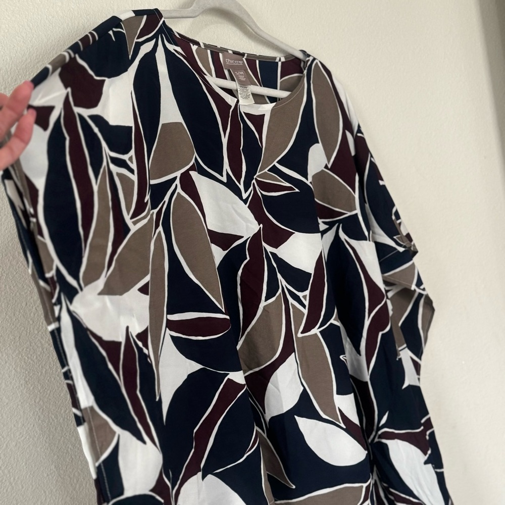 Chicos Kimono Tunic Top Poncho Blouse LOT OF 2 S M - Picture 2 of 15